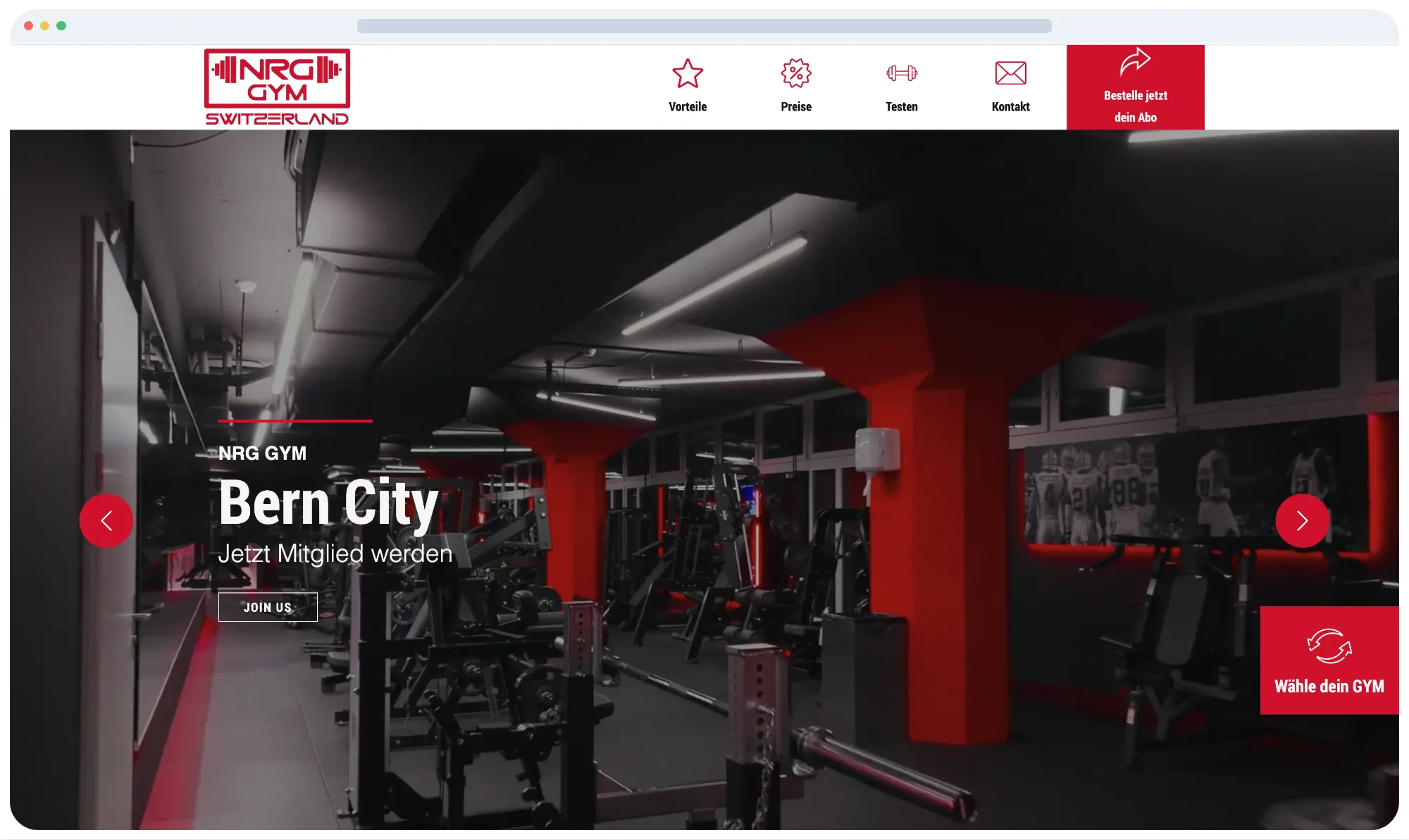 NRG Gym Projektansicht